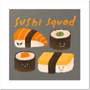 Sushi squad Posters and Art